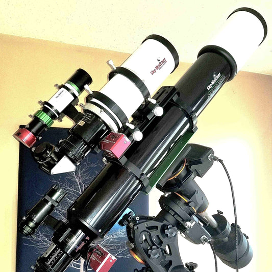 Used - Sky-Watcher EvoStar 150MM DX w/ Sky-Watcher 0.77x flattener/reducer + Pegasus Focus Cube & hand controller